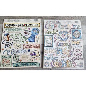 Grandma & Grandpa Sticker Sheets by Jessica Breedlove Creative Imaginations #47